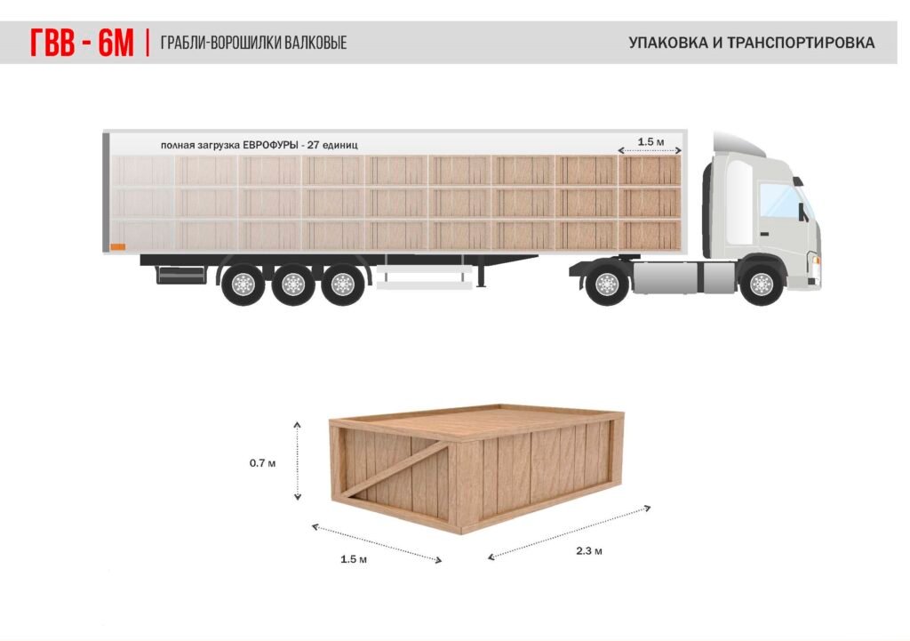 Грабли – ворошилки валковые ГВВ-6М