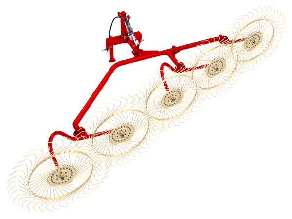 Грабли валковые навесные ГВН-3М и ГВН-4М